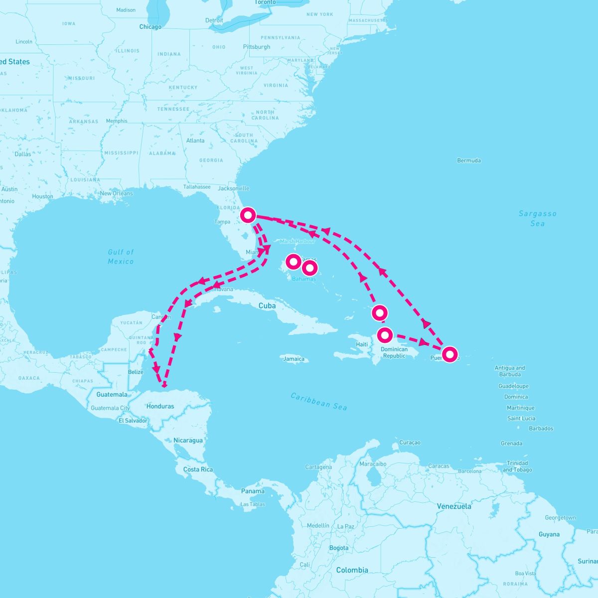 14 Night Eastern Caribbean Adventurer (Port Canaveral Roundtrip)