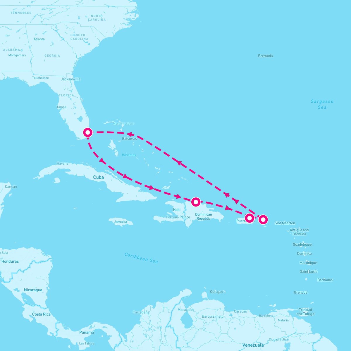 7 Night Eastern Caribbean (Miami Roundtrip)