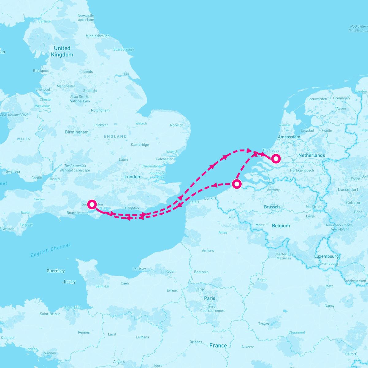4 Night Rotterdam & Bruges (Southampton Roundtrip)