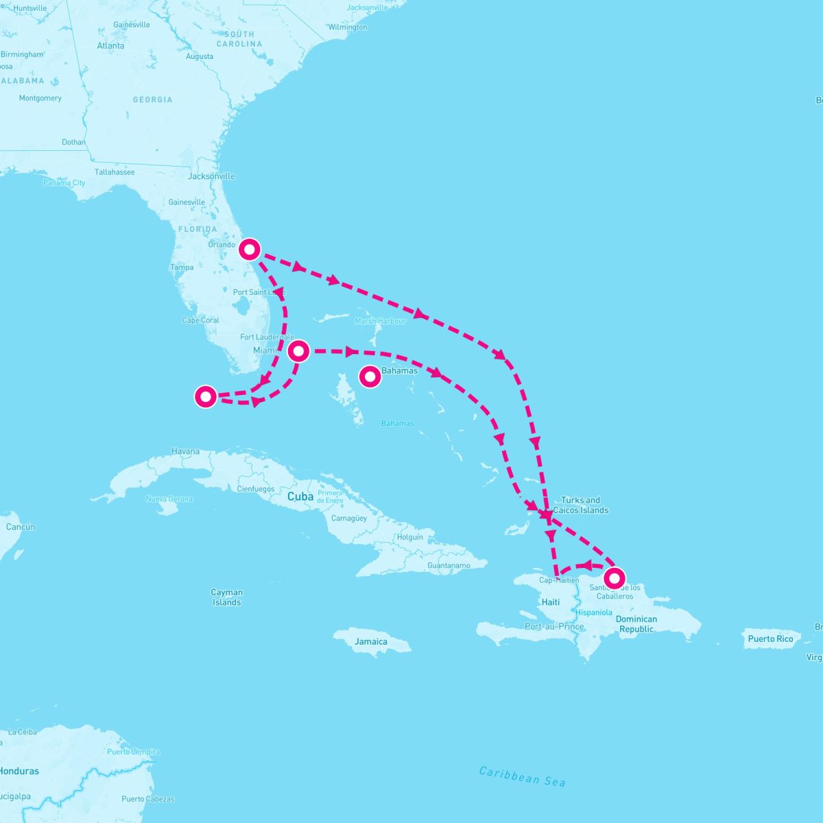 7 Night Key West Bahamas & Dominican Republic (Port Canaveral Roundtrip)