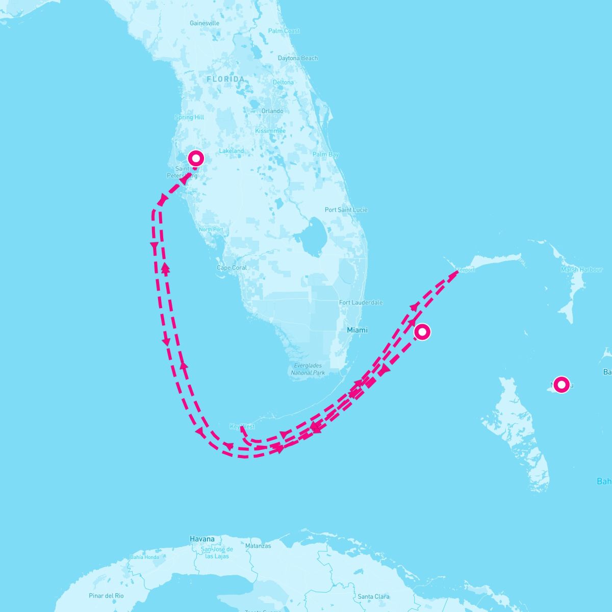 7 Night Key West & Bahamas Holiday (Tampa Roundtrip)