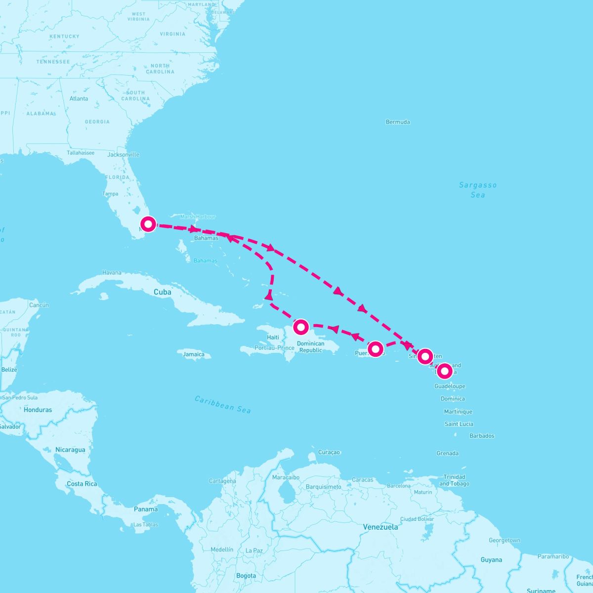 8 Night St. Maarten Antigua & San Juan (Ft. Lauderdale Roundtrip)