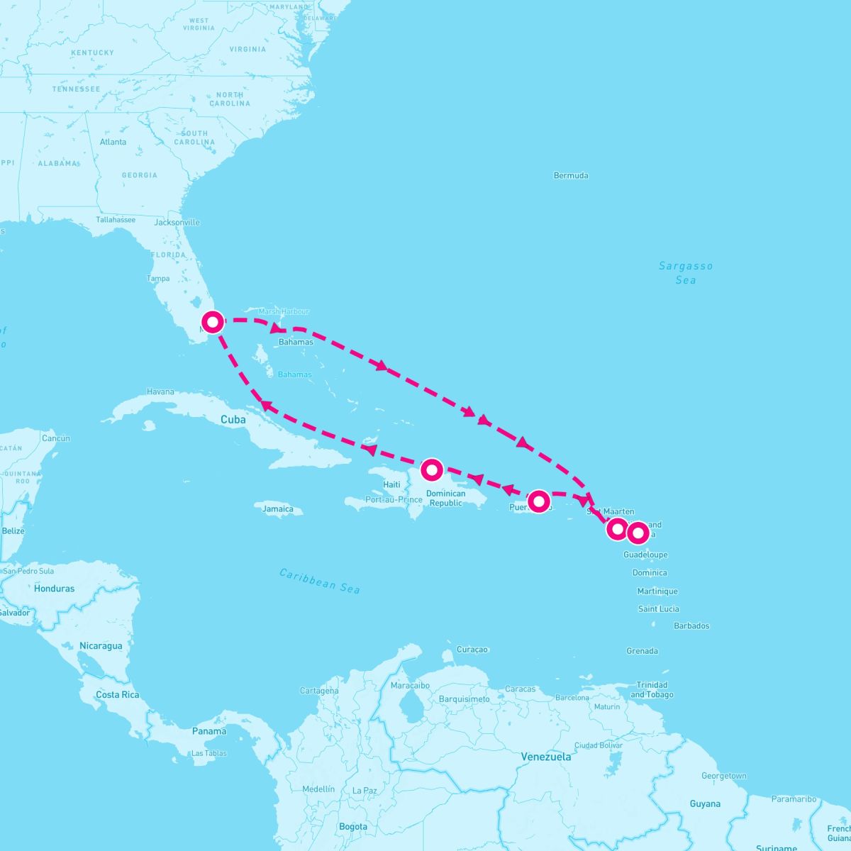 8 Night Antigua St. Kitts & San Juan (Ft. Lauderdale Roundtrip)