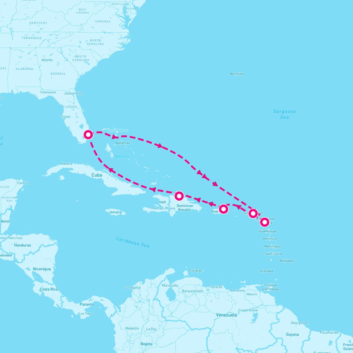 8 Night Antigua St. Maarten & San Juan (Ft. Lauderdale Roundtrip)