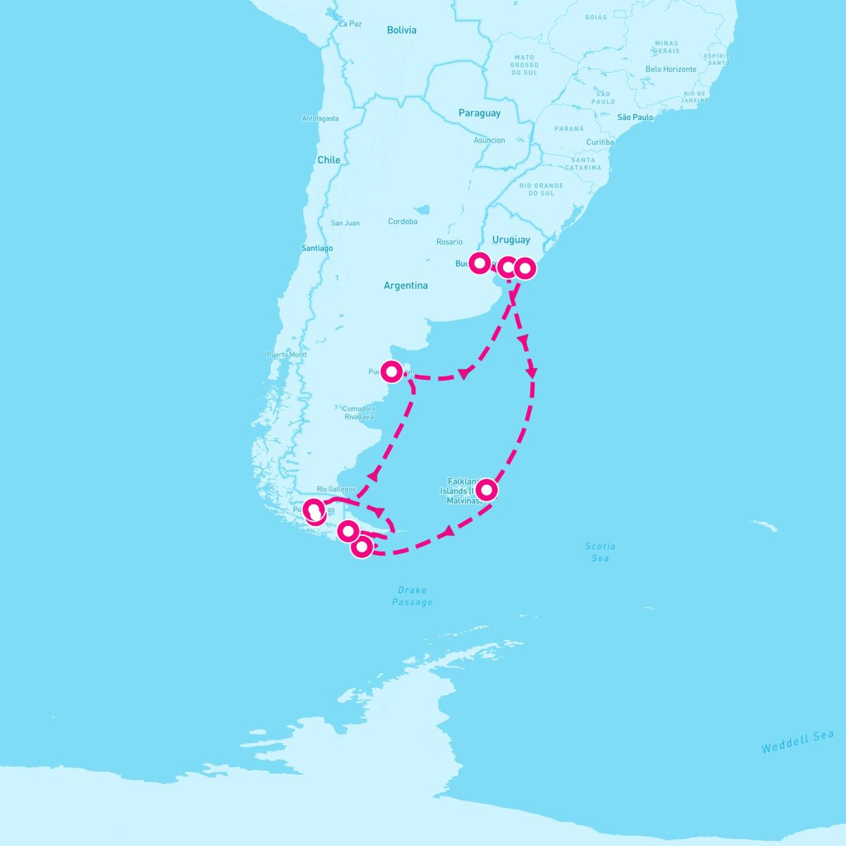 14 Night Patagonia & Argentina (Buenos Aires Roundtrip)