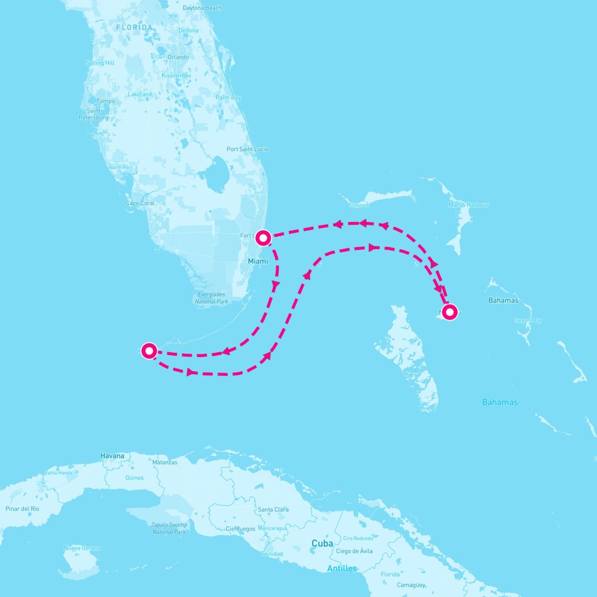 3 Night Key West & Bahamas (Ft. Lauderdale Roundtrip)