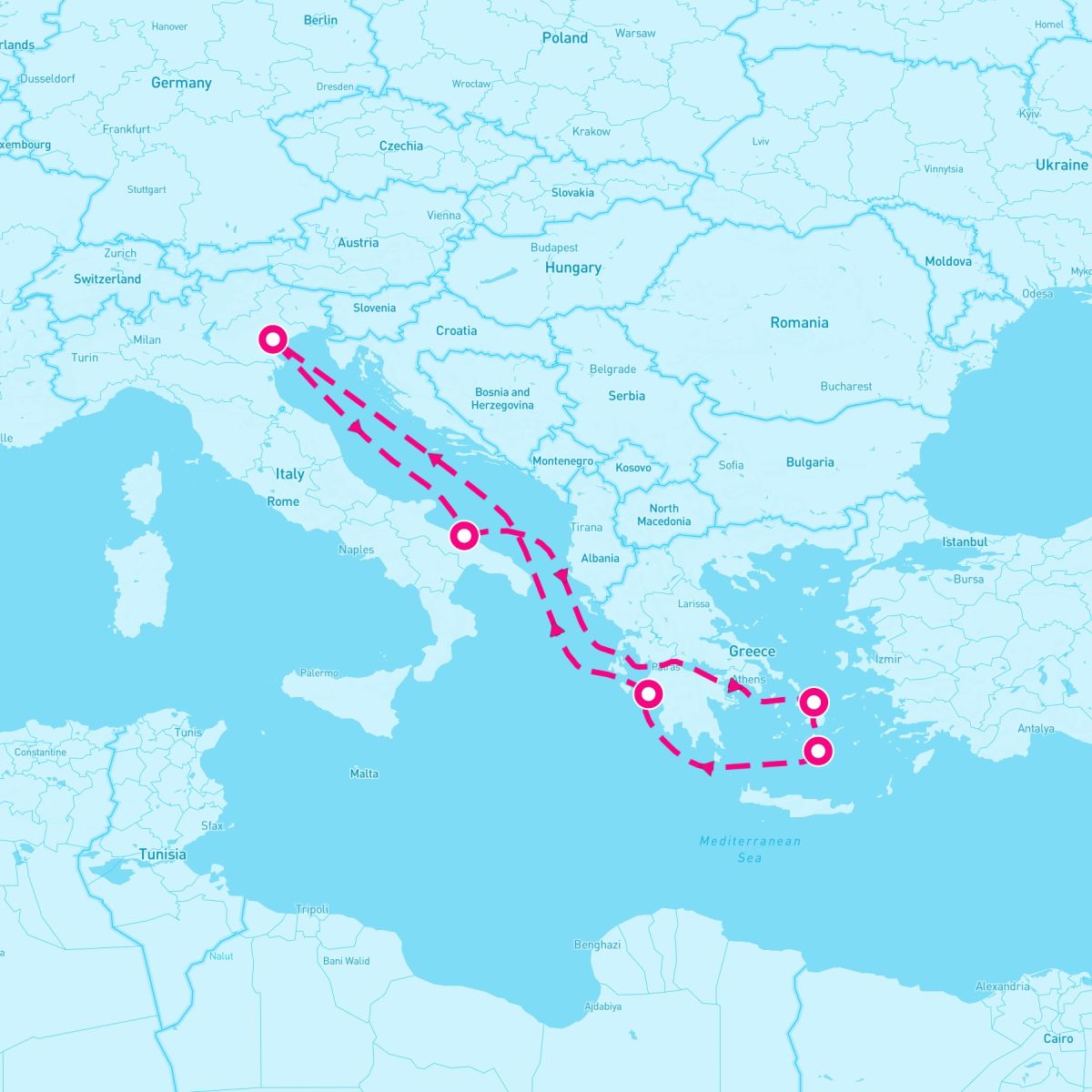 7 Night Eastern Mediterranean (Venice-Marghera Roundtrip)