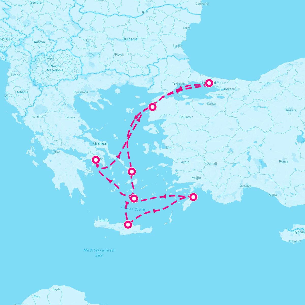 7 Night Eastern Mediterranean (Istanbul Roundtrip)