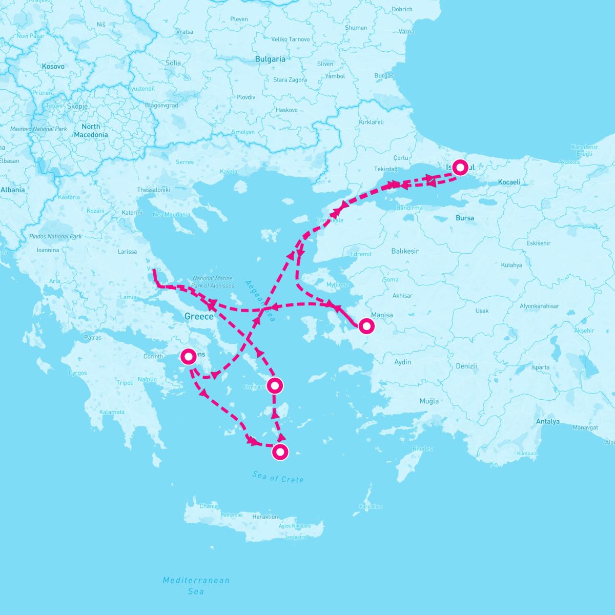 7 Night Eastern Mediterranean (Istanbul Roundtrip)