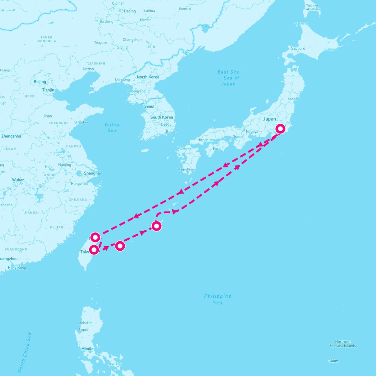 9 Night Golden Week Southern Islands (Yokohama Roundtrip)