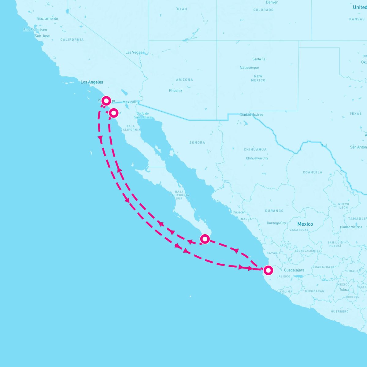 7 Night Mexican Riviera (San Diego Roundtrip)