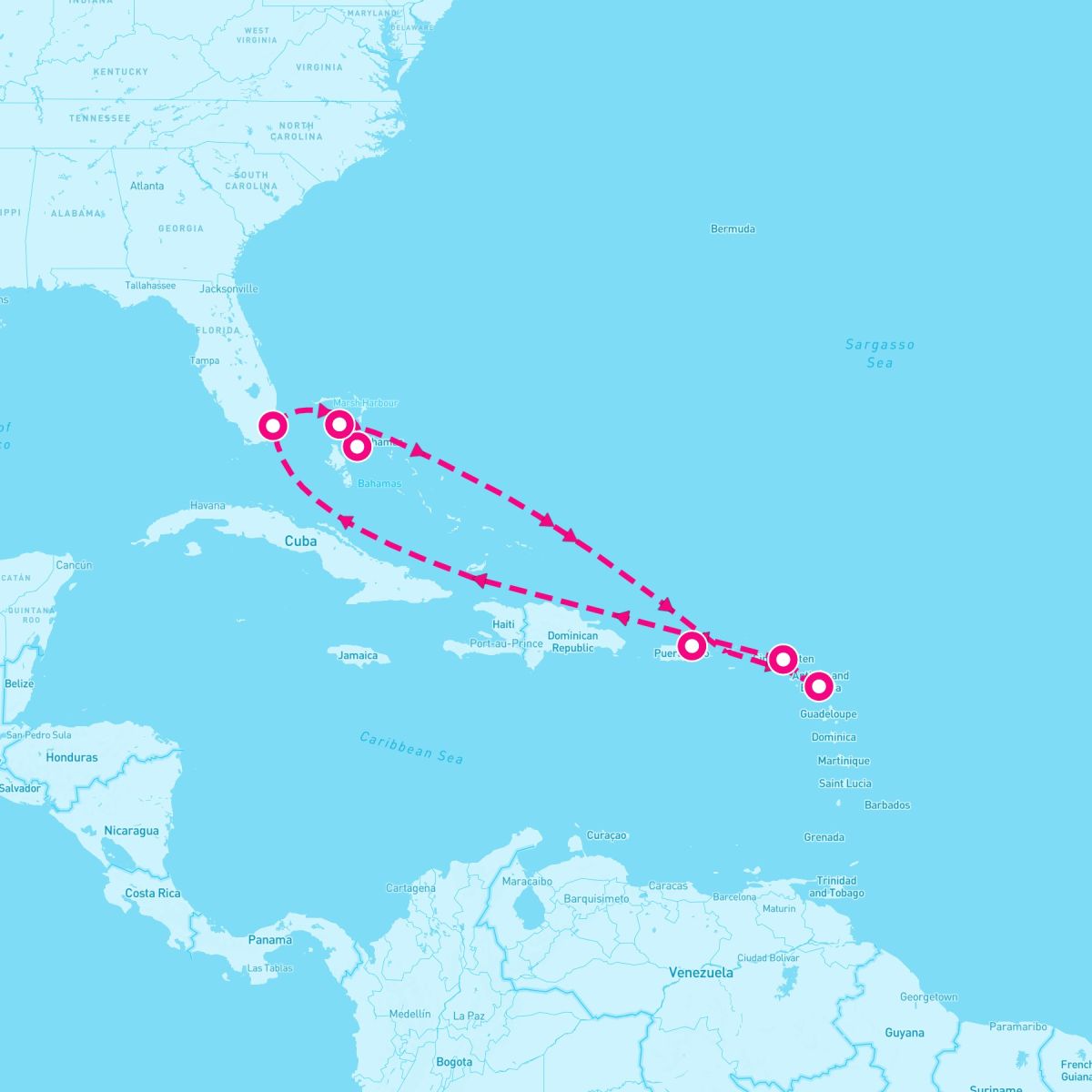9 Night Eastern Caribbean & Perfect Day Holiday (Miami Roundtrip)