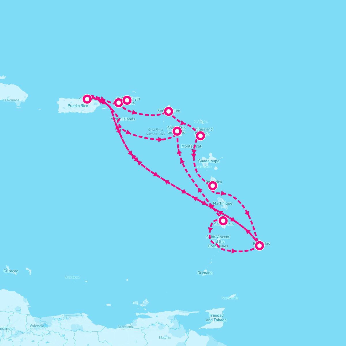 14 Night Southern Caribbean Adventurer (San Juan Roundtrip)