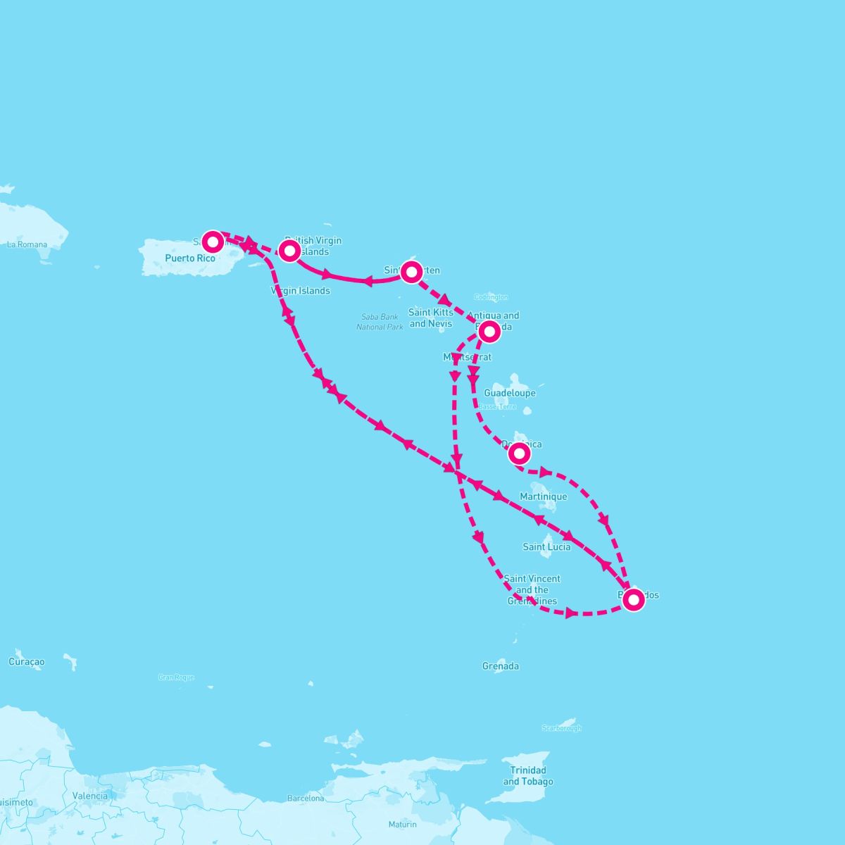 14 Night Southern Caribbean Adventurer (San Juan Roundtrip)