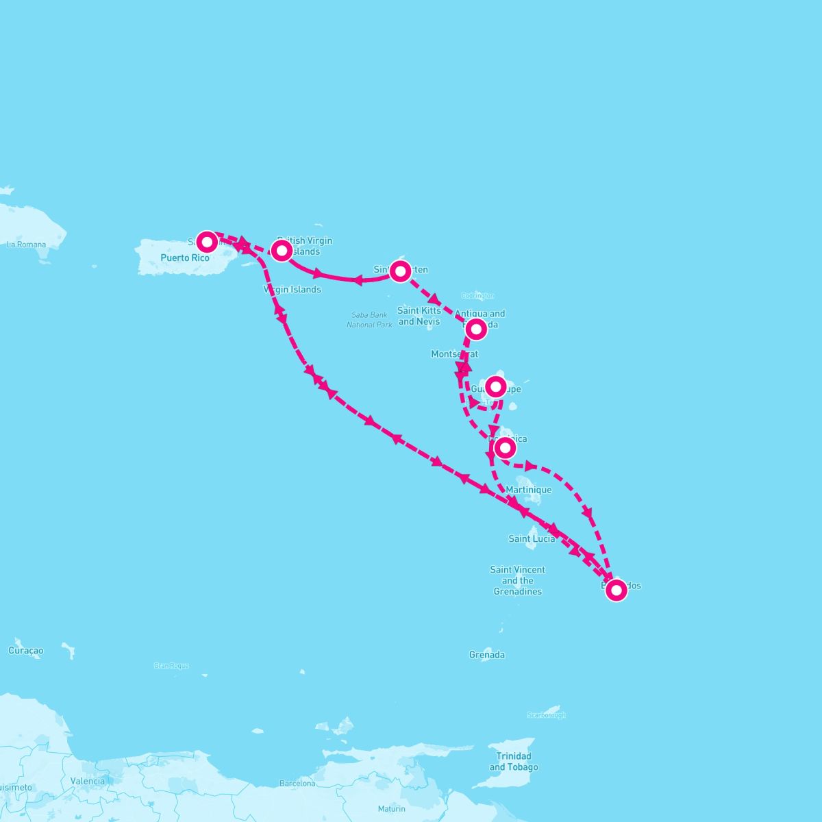 14 Night Southern Caribbean Adventurer (San Juan Roundtrip)