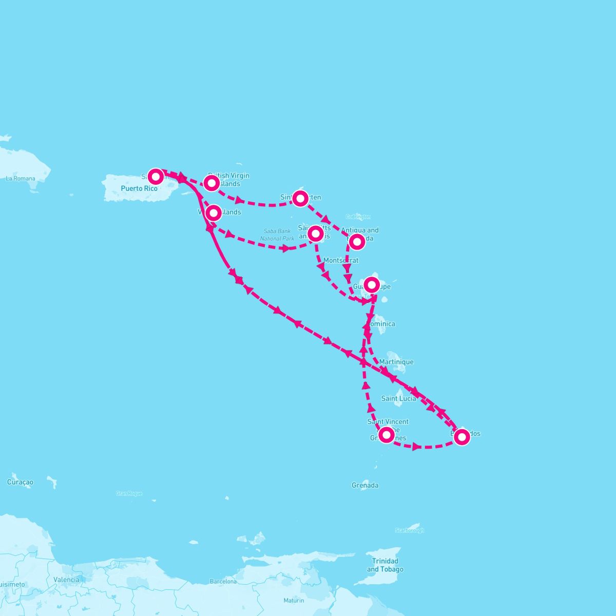 14 Night Southern Caribbean Adventurer (San Juan Roundtrip)