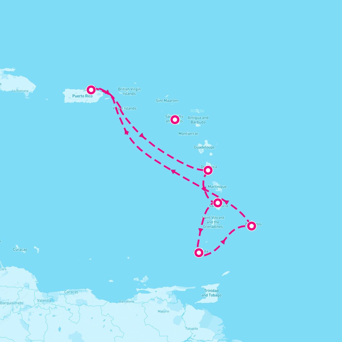 7 Night Southern Caribbean With Barbados (San Juan Roundtrip)