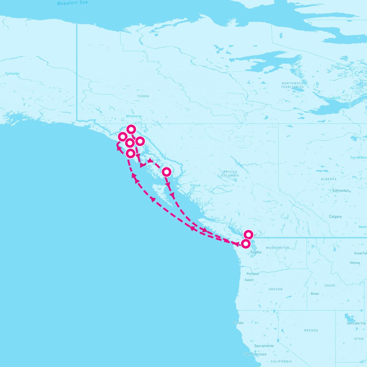 10 Night Inside Passage (Vancouver Roundtrip)