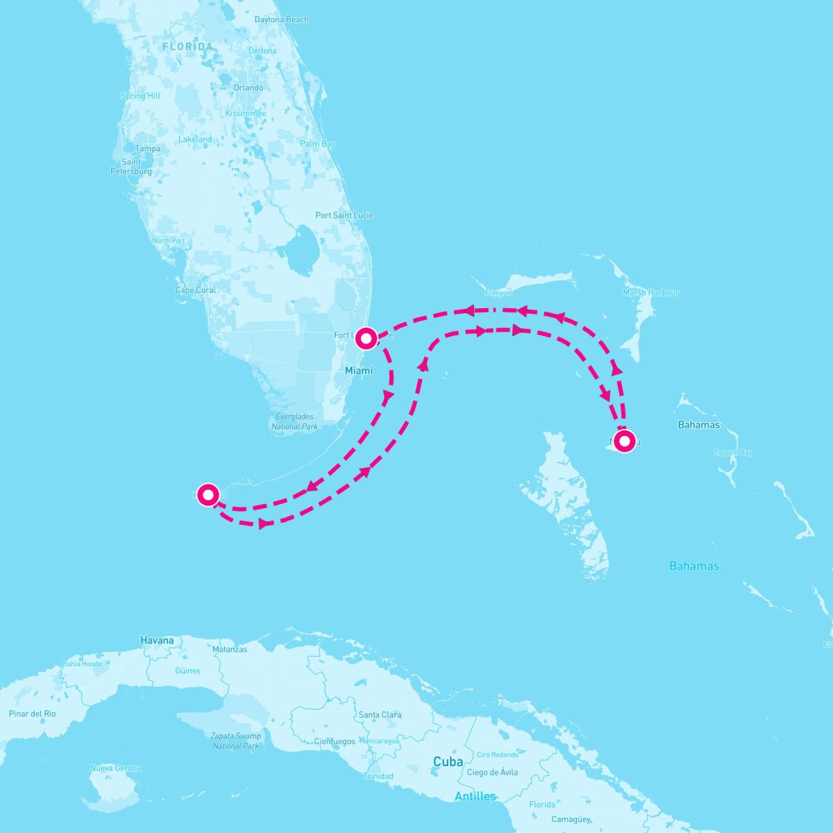 4 Night Key West & Bahamas (Ft. Lauderdale Roundtrip)
