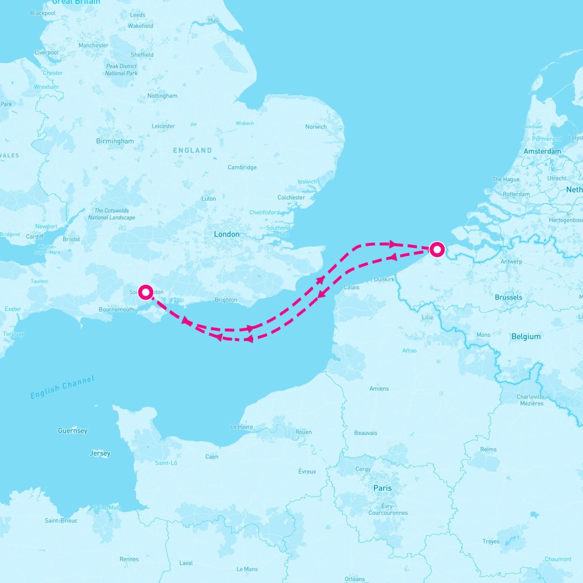 3 Night Bruges Weekend Getaway (Southampton Roundtrip)