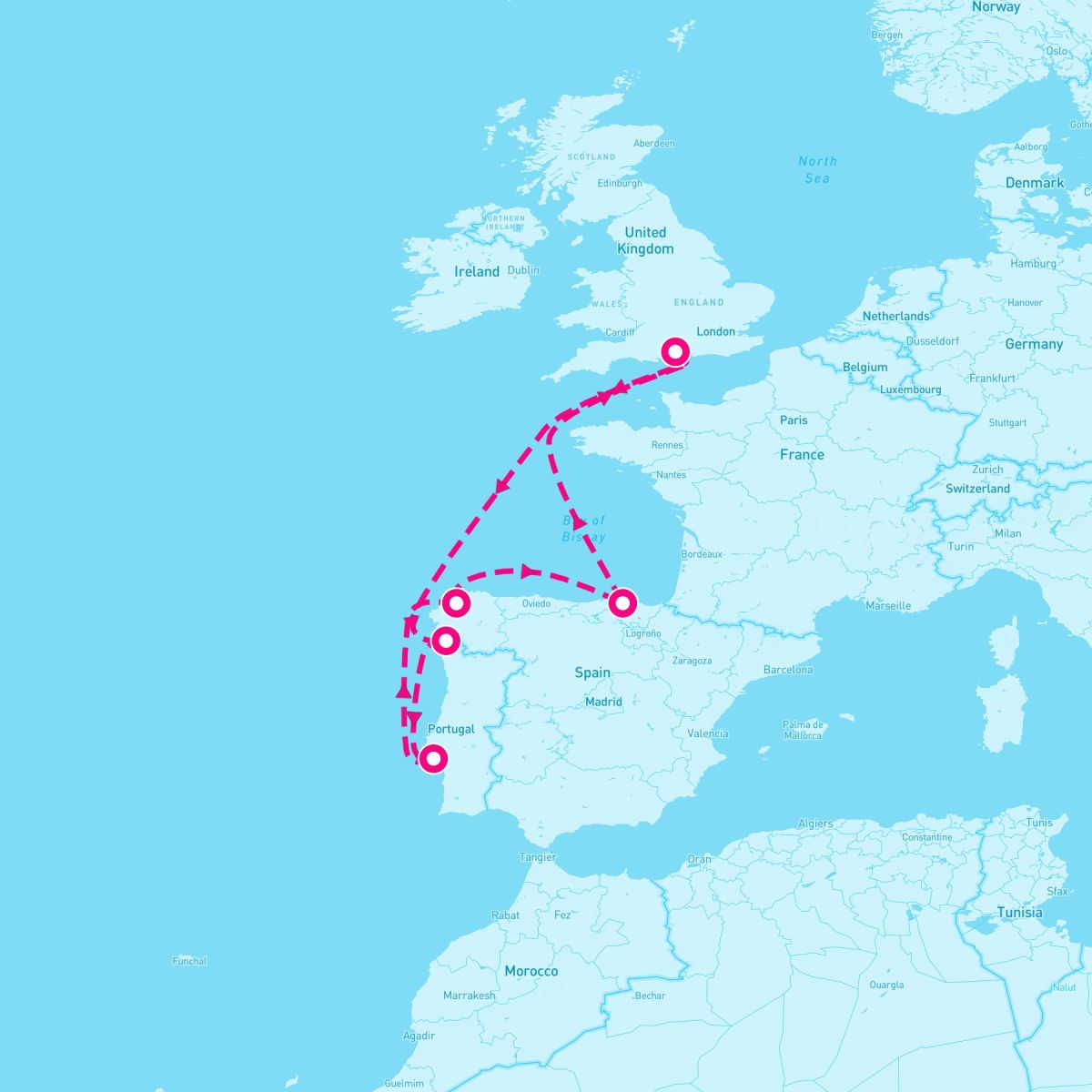 7 Night Spain & Portugal (Southampton Roundtrip)