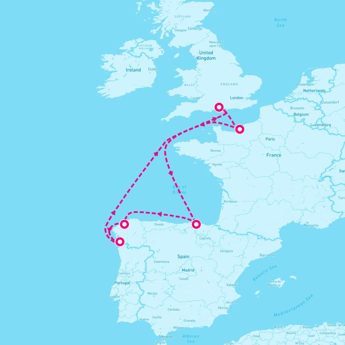 7 Night Spain & France (Southampton Roundtrip)