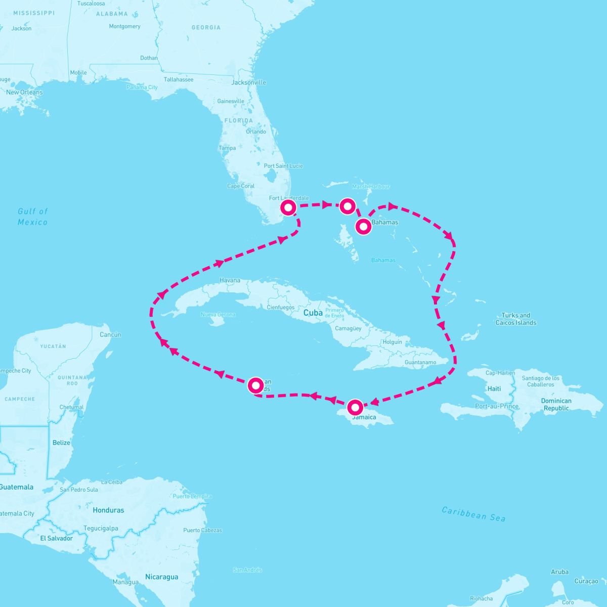 7 Night Western Caribbean & Perfect Day Holiday (Miami Roundtrip)