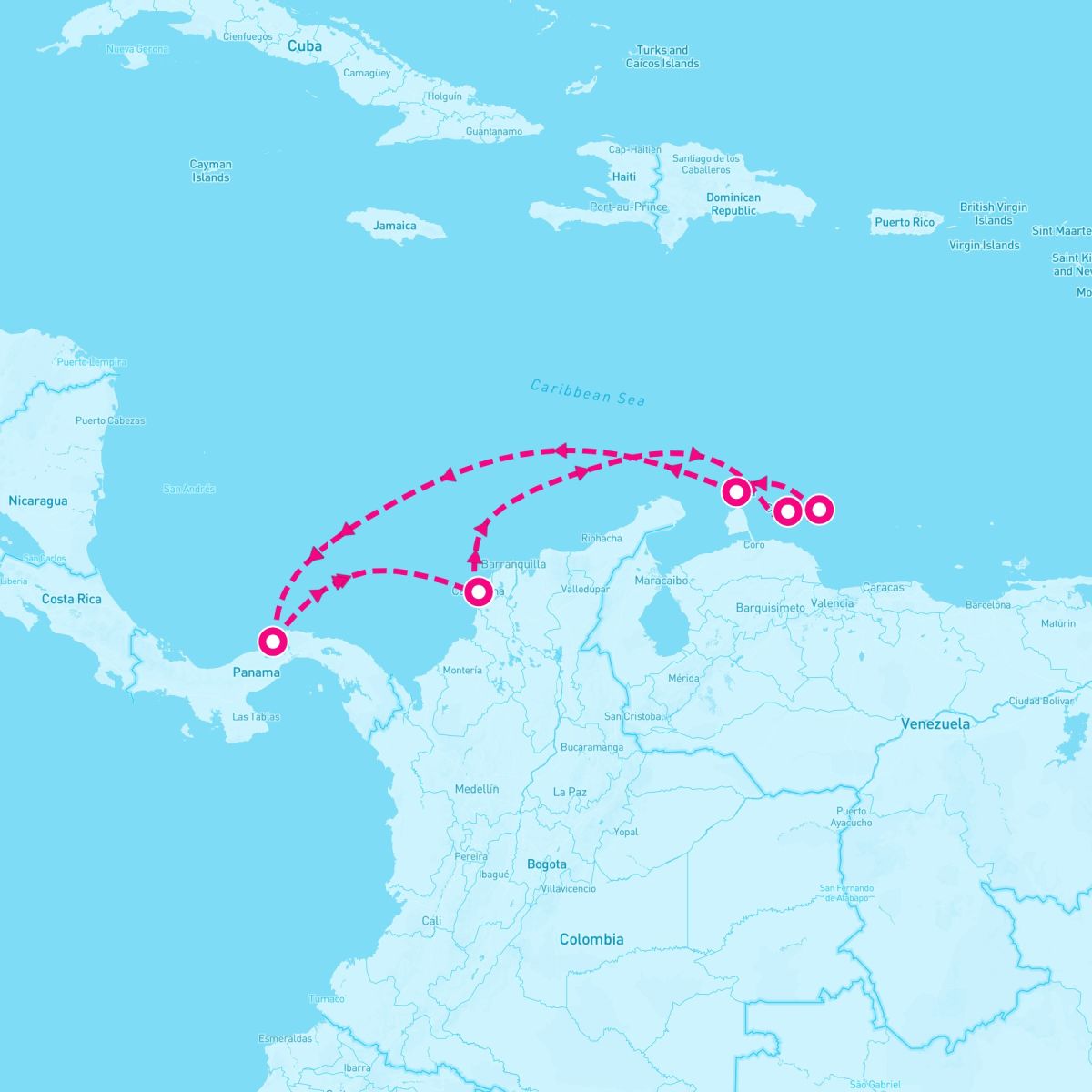 7 Night Southern Caribbean (Colon Roundtrip)