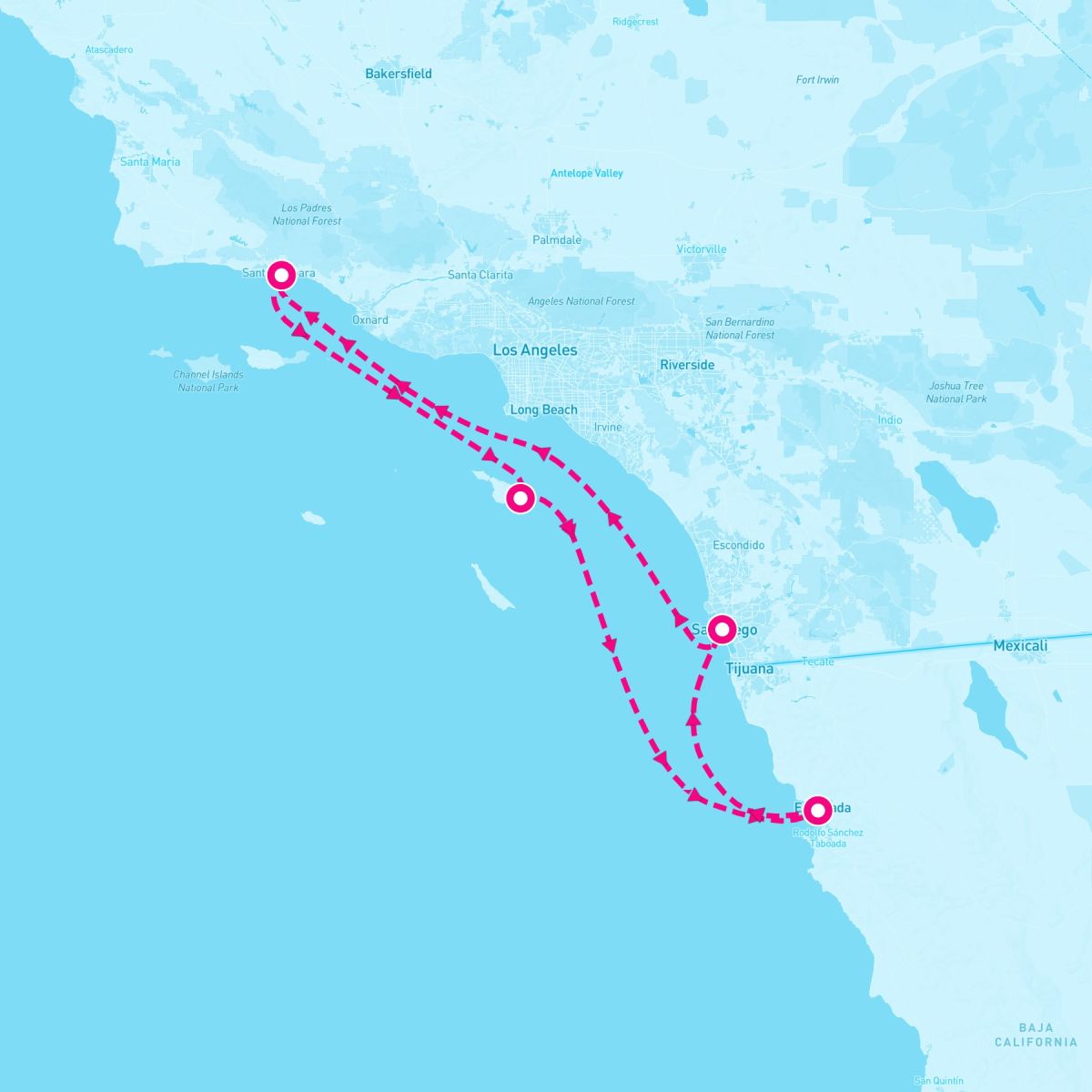4 Night California Retreat (San Diego Roundtrip)