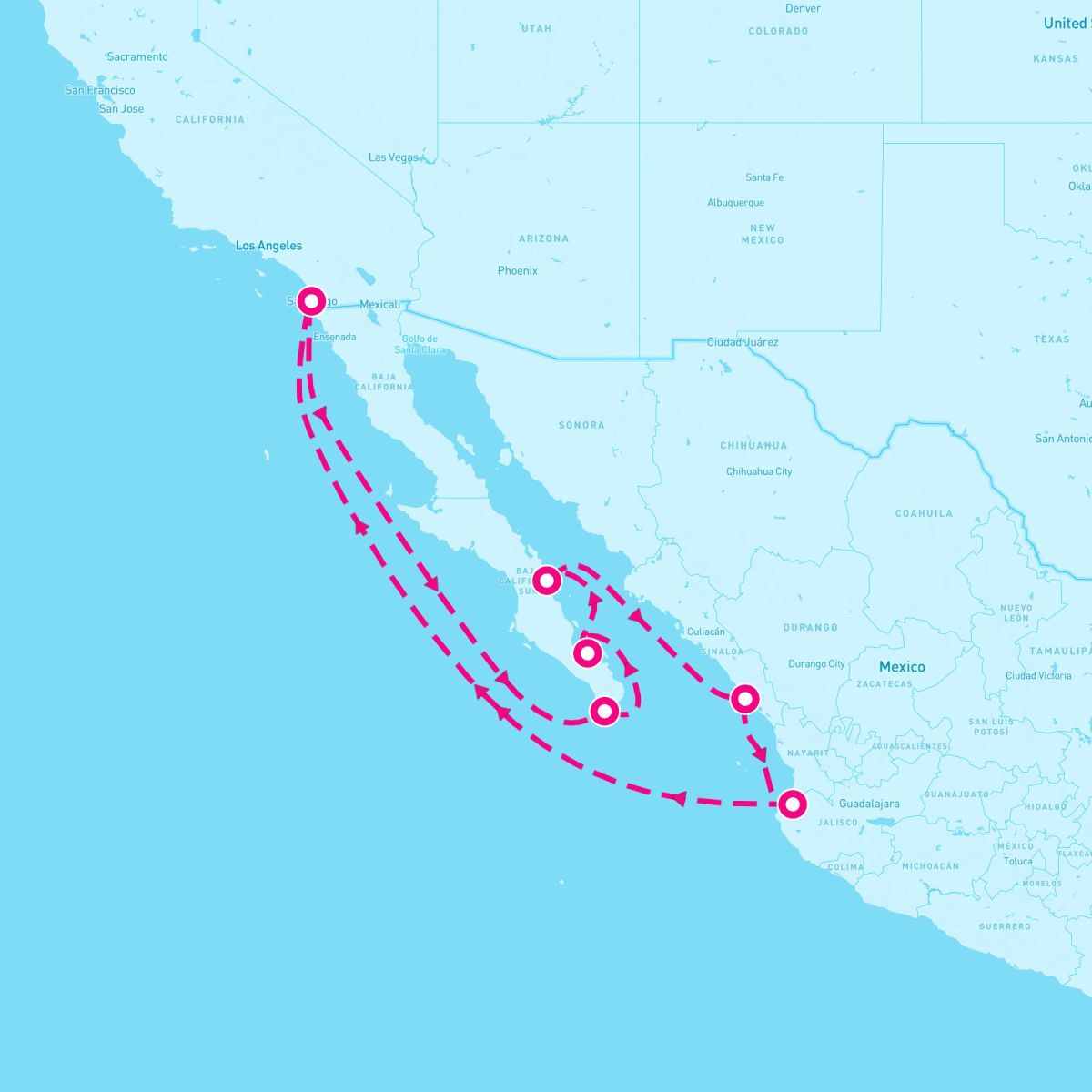 10 Night Mexican Riviera & Sea Of Cortez (San Diego Roundtrip)