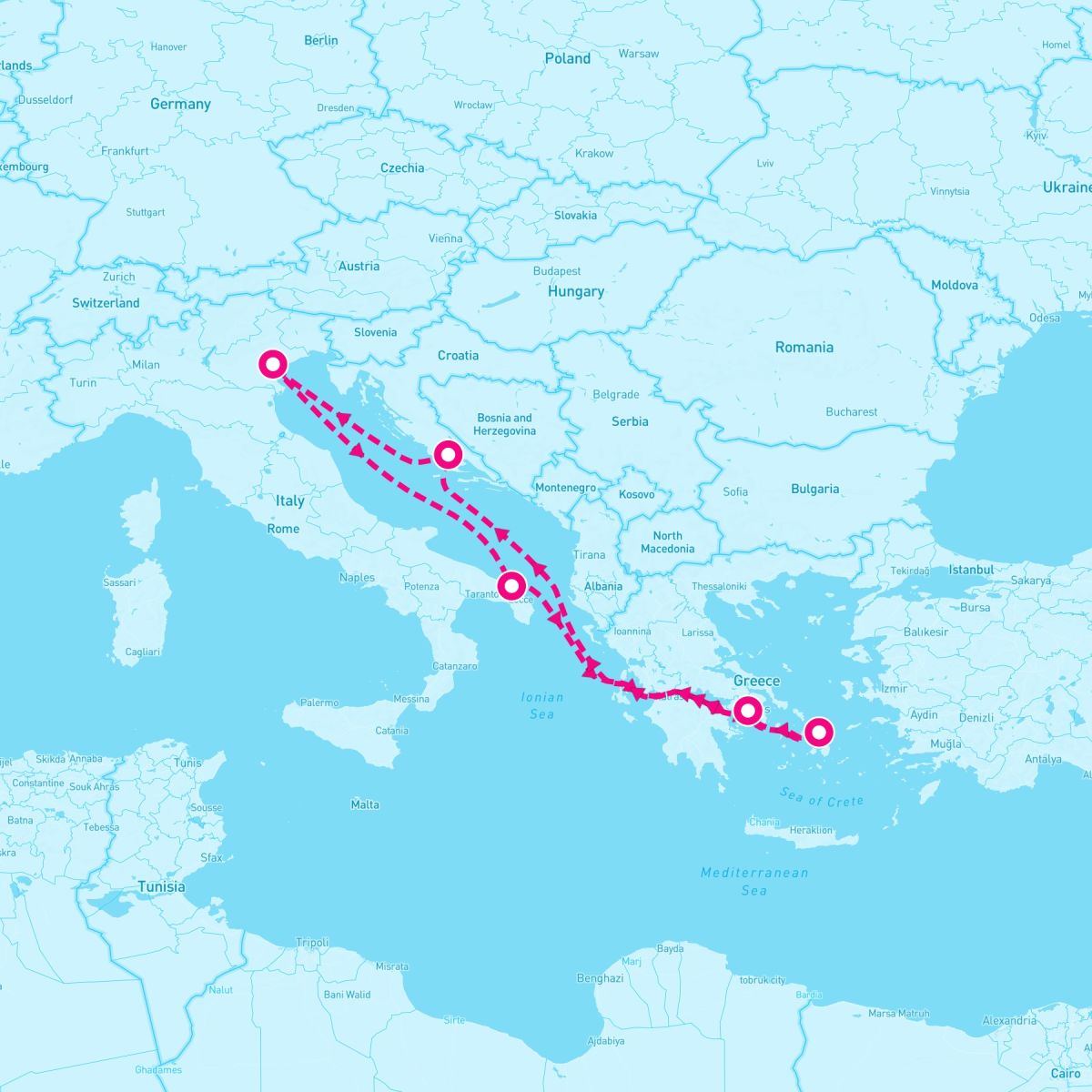 7 Night Eastern Mediterranean (Venice-Marghera Roundtrip)