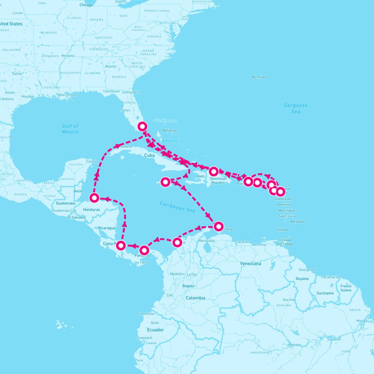 Caribbean from Miami