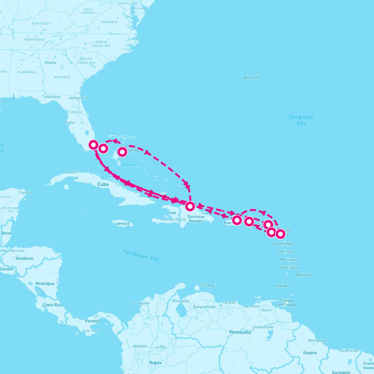 Caribbean from Miami