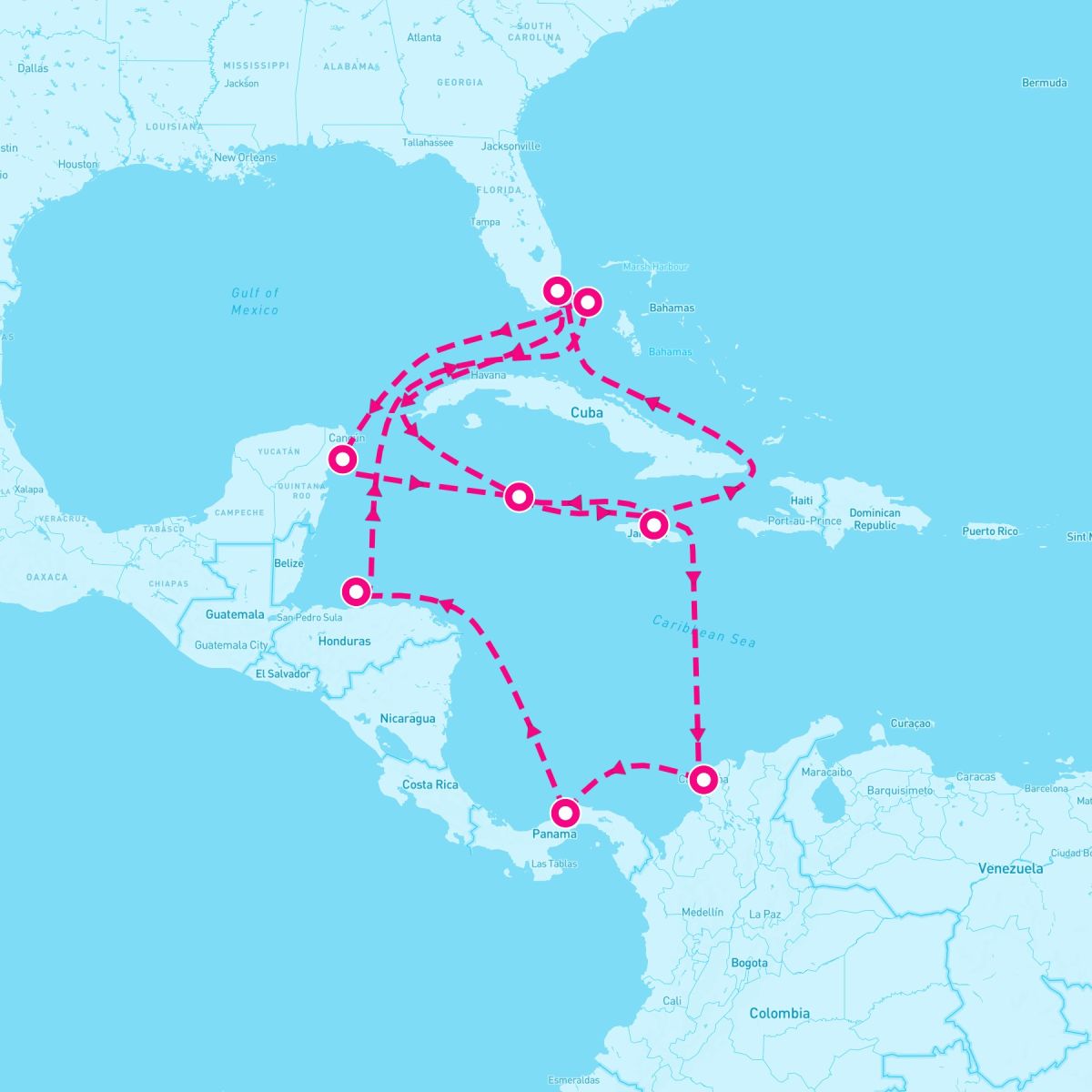 18 Night Caribbean & Bahamas (Miami Roundtrip)