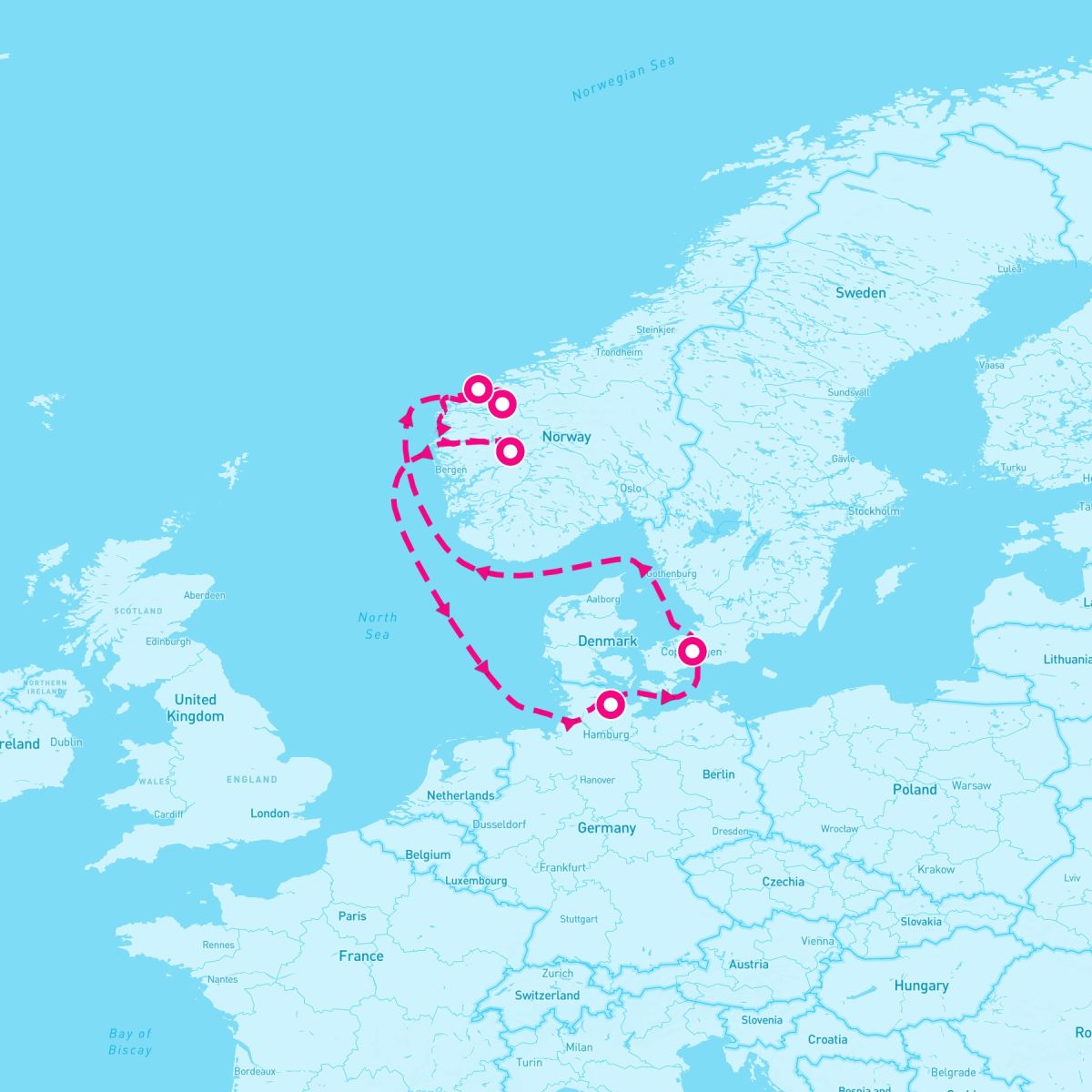7 Night Northern Europe (Kiel Roundtrip)