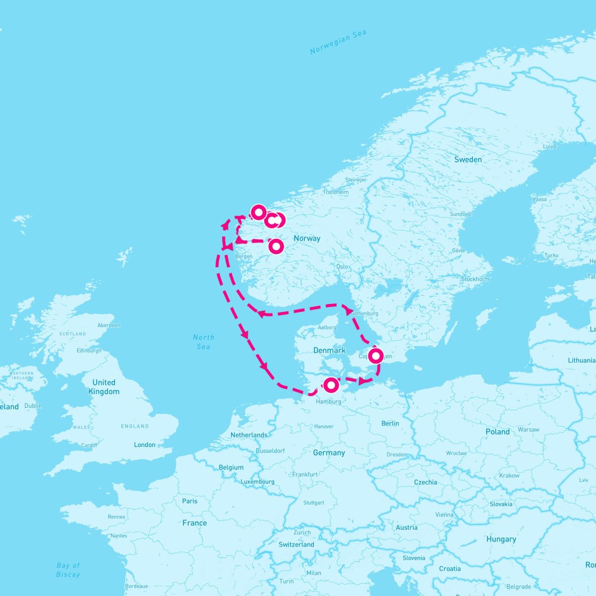 7 Night Northern Europe (Kiel Roundtrip)