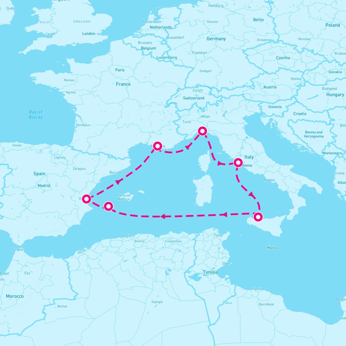 7 Night Mediterranean (Valencia Roundtrip)
