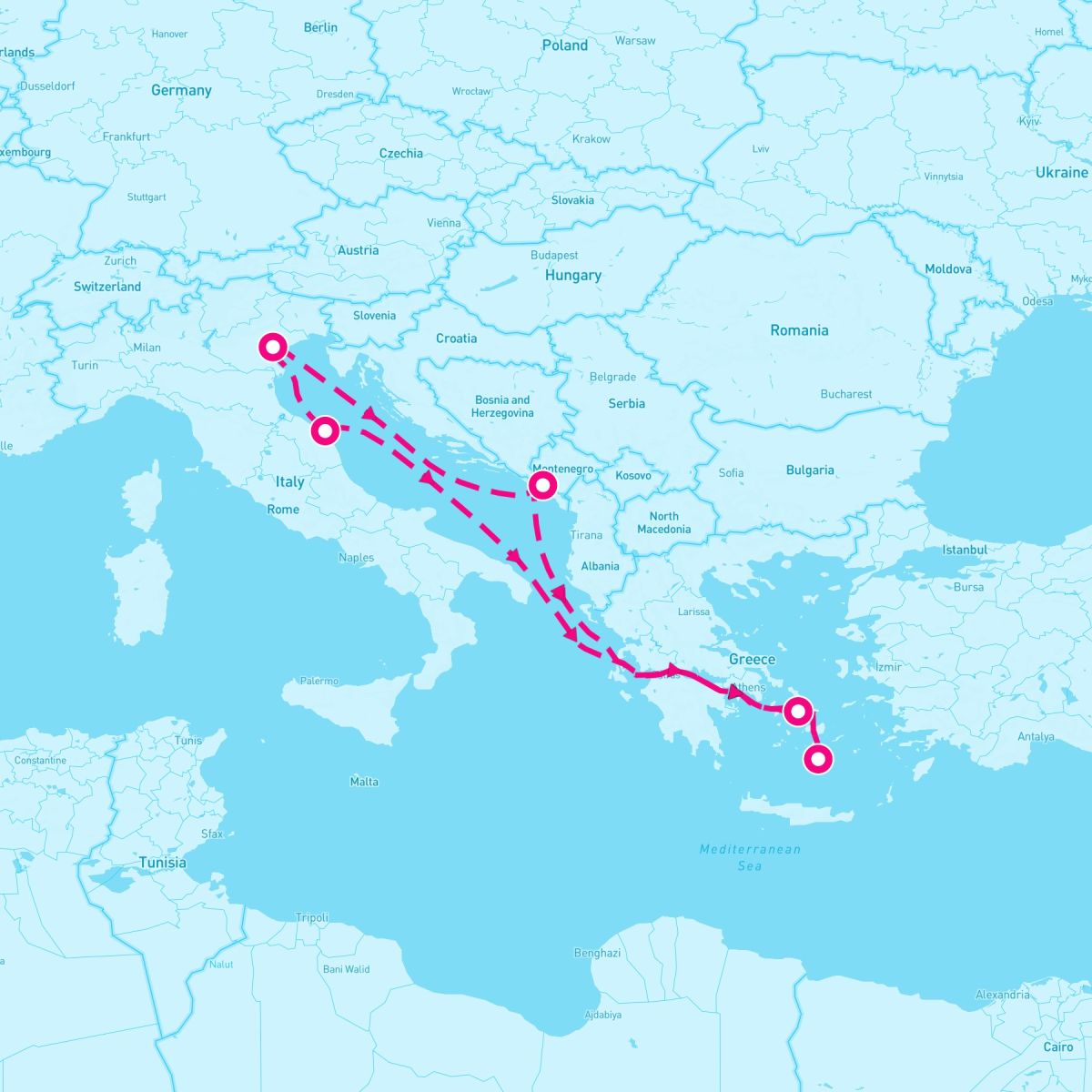 7 Night Eastern Mediterranean (Venice-Marghera Roundtrip)