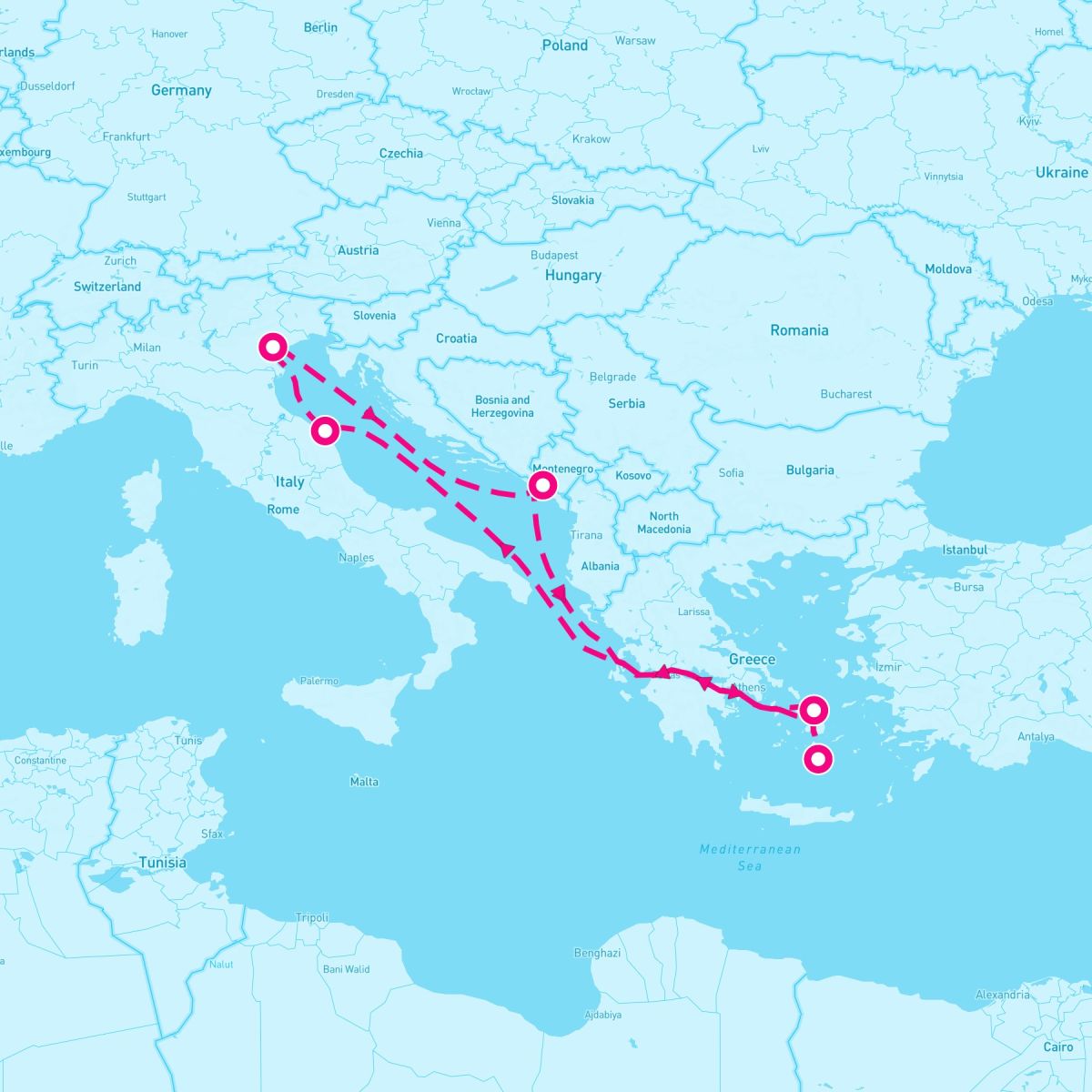 7 Night Eastern Mediterranean (Venice-Marghera Roundtrip)