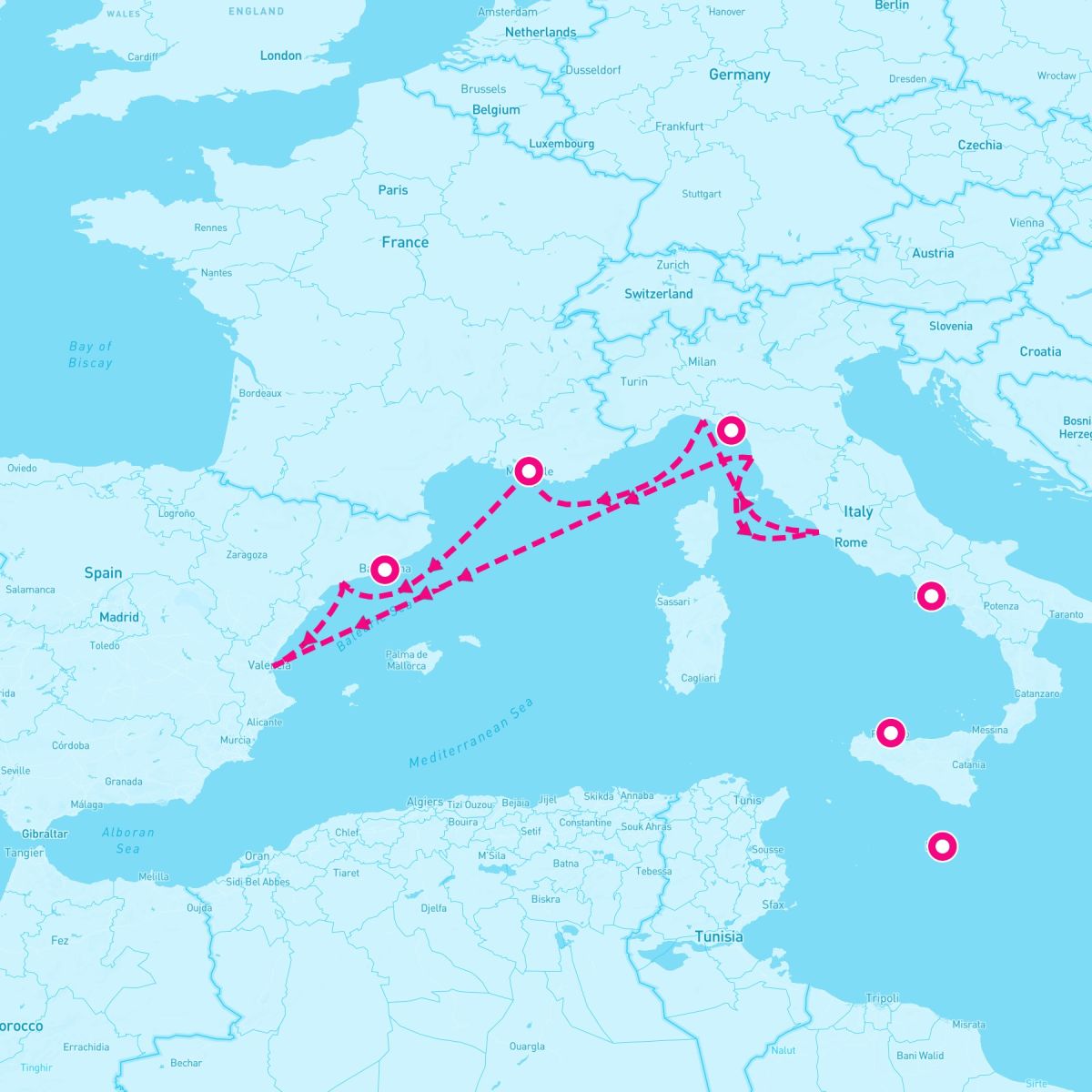 7 Night Western Mediterranean (Naples Roundtrip)