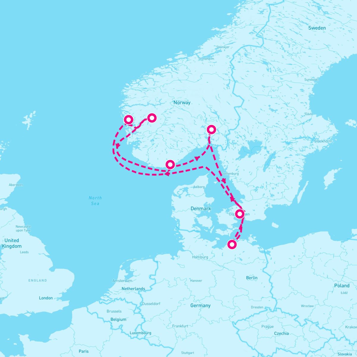 7 Night Northern Europe (Copenhagen Roundtrip)