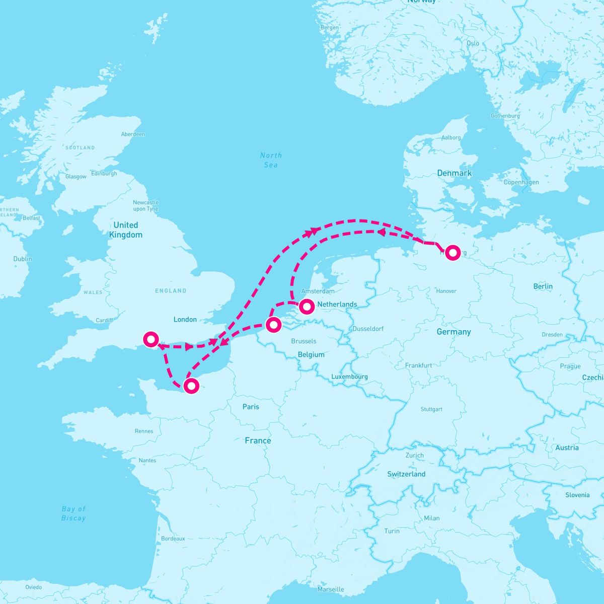 7 Night Northern Europe (Hamburg Roundtrip)
