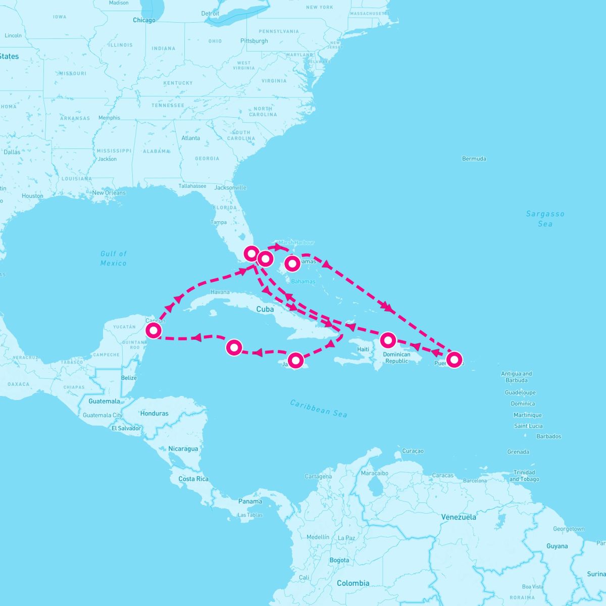 14 Night Caribbean & Bahamas (Miami Roundtrip)
