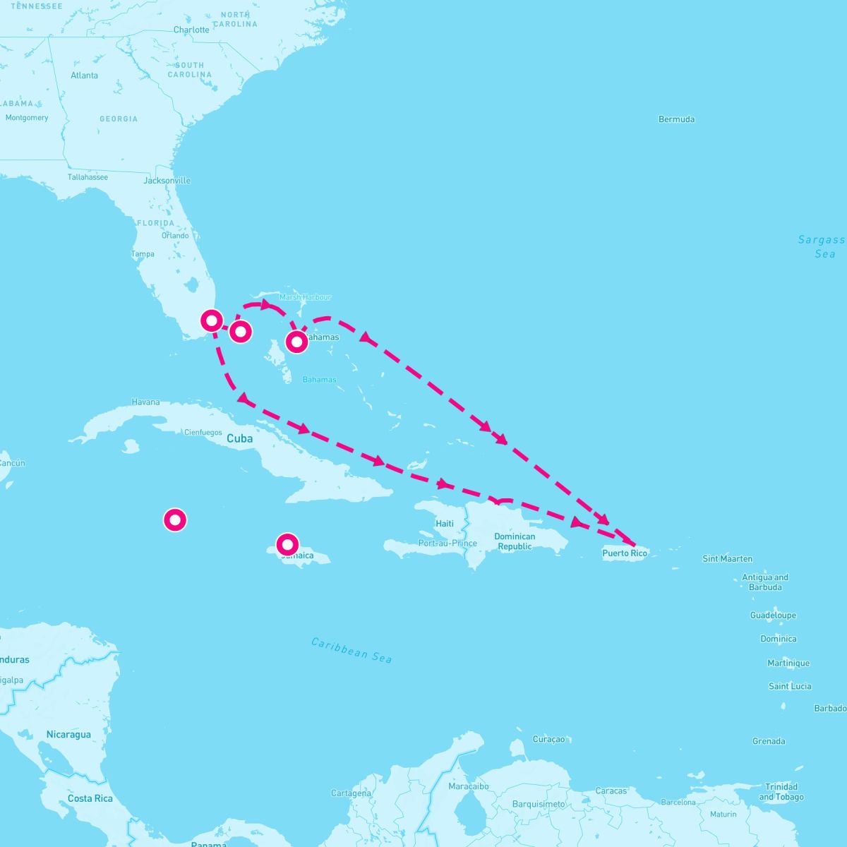 7 Night Western Caribbean & Bahamas (Miami Roundtrip)