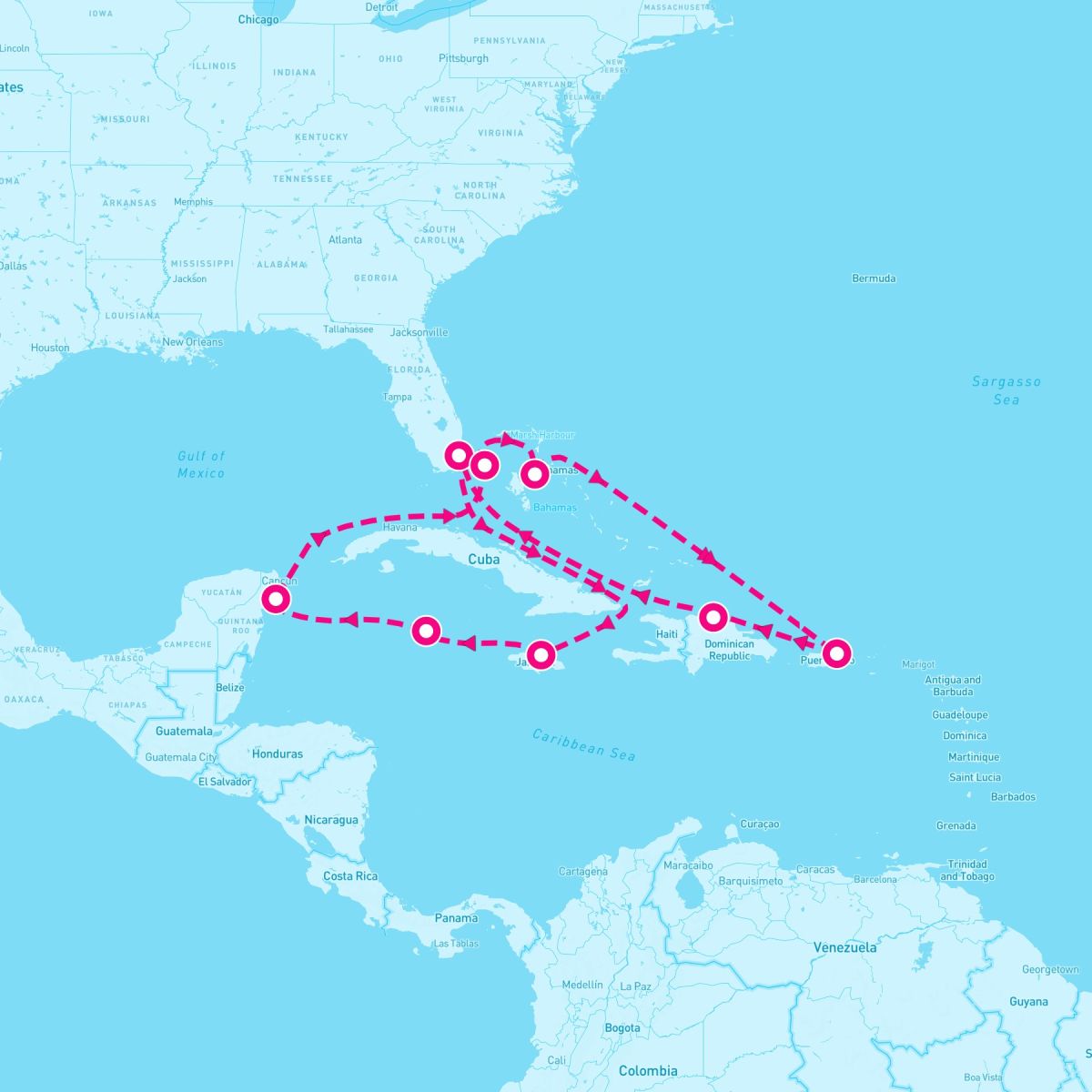 14 Night Caribbean & Bahamas (Miami Roundtrip)
