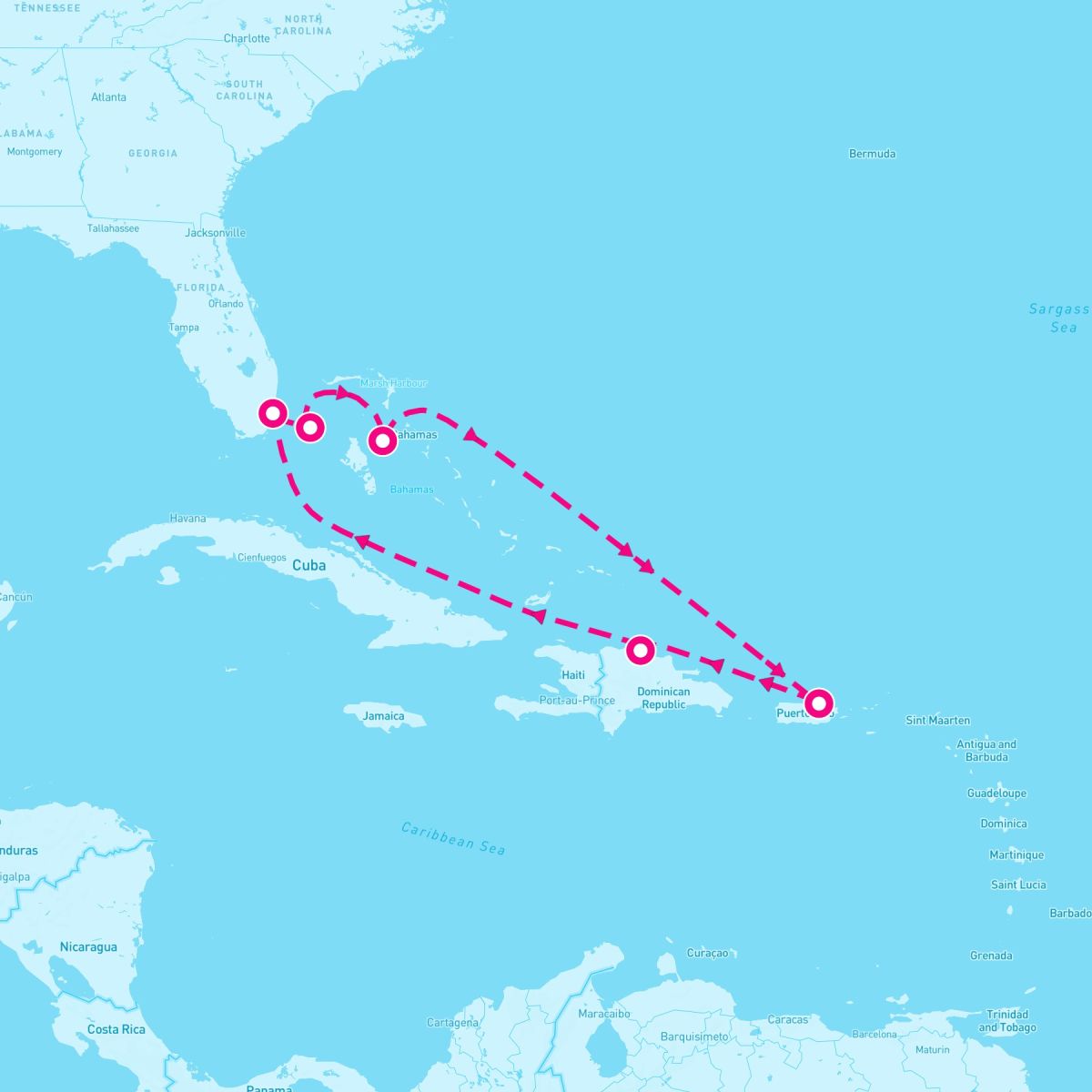 7 Night Eastern Caribbean & Bahamas (Miami Roundtrip)