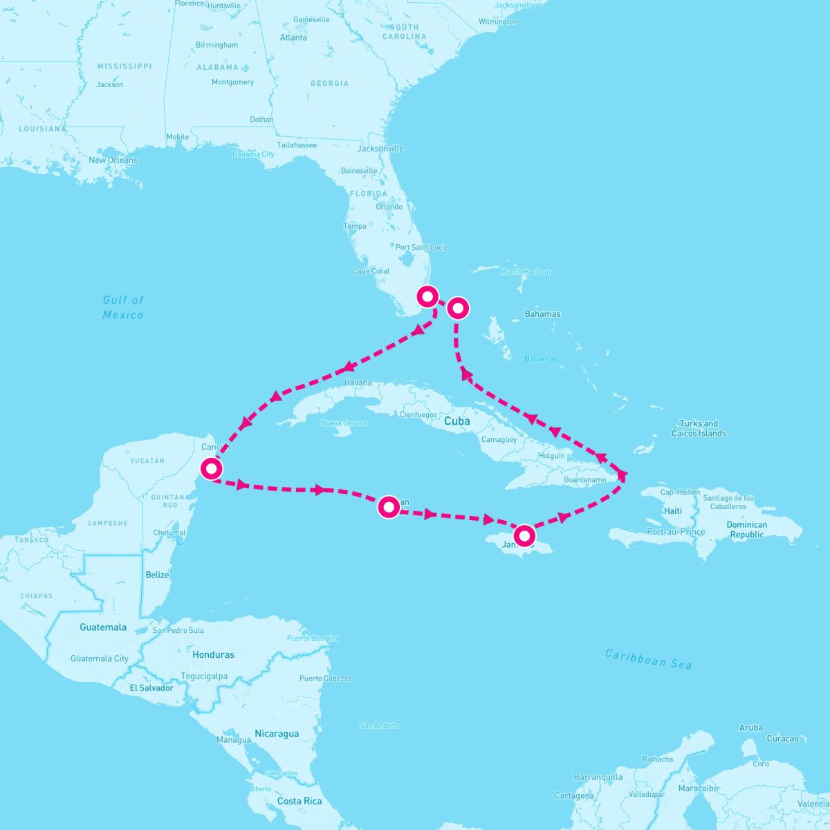 7 Night Western Caribbean & Bahamas (Miami Roundtrip)