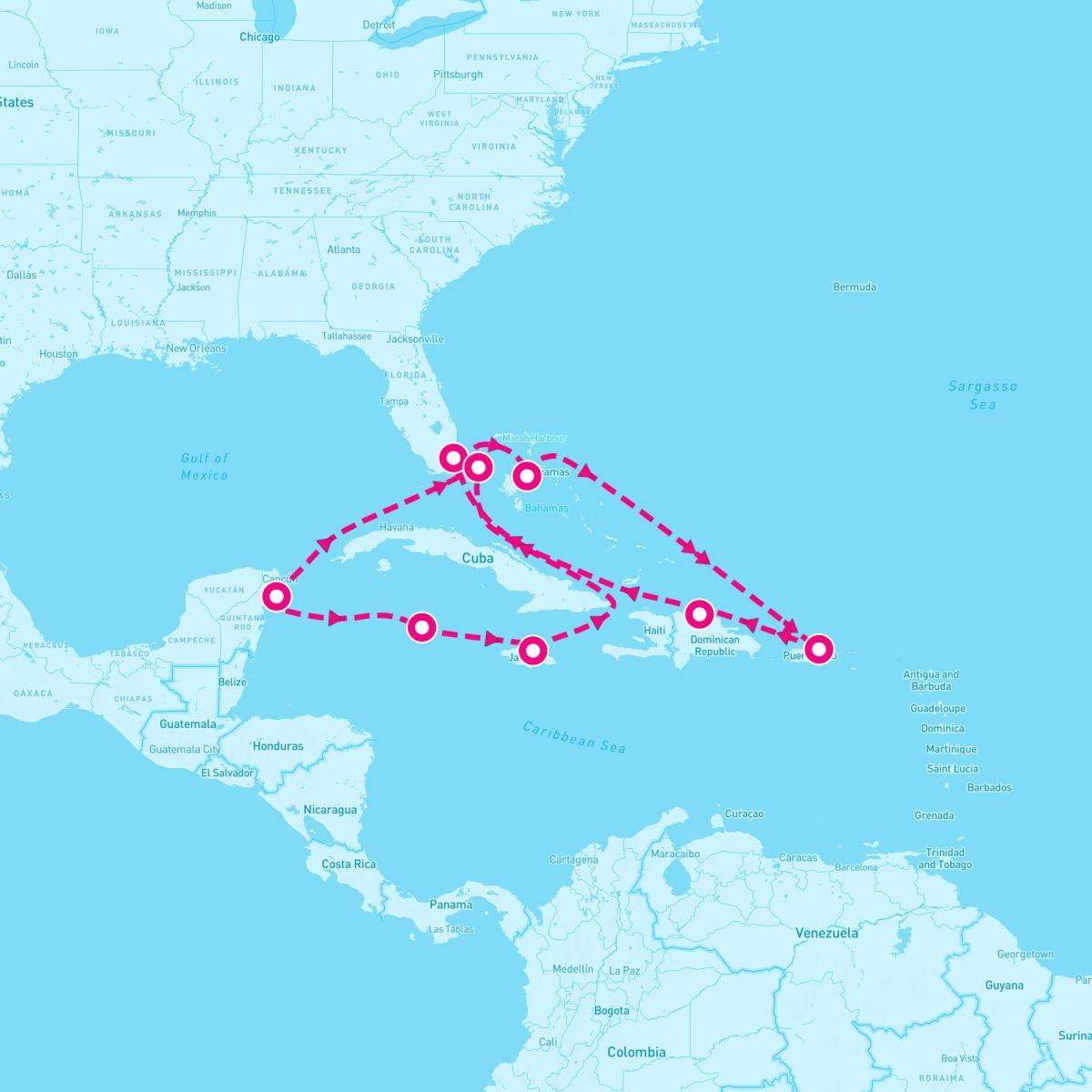 14 Night Caribbean & Bahamas (Miami Roundtrip)