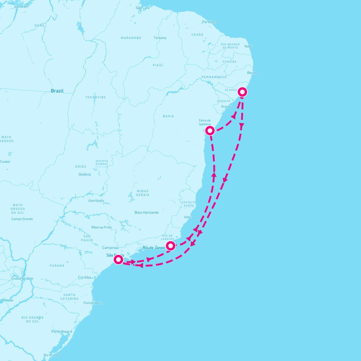 7 Night South America (Santos Roundtrip)