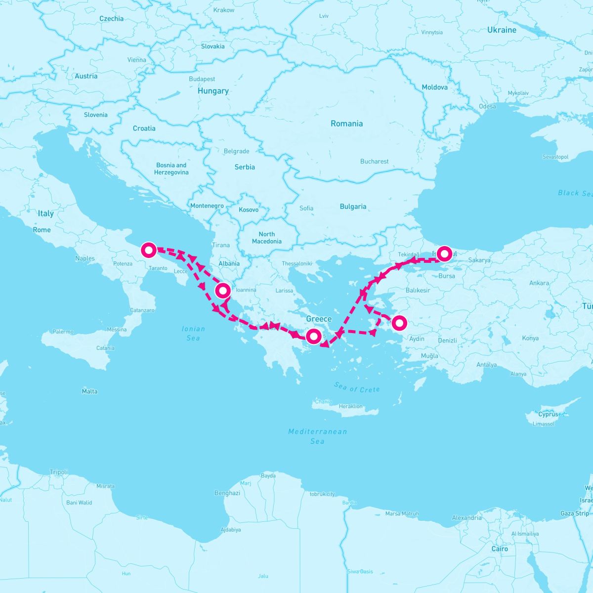 7 Night Eastern Mediterranean (Istanbul Roundtrip)